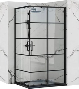 Cabina de dus Rea Concept Black 80x100
