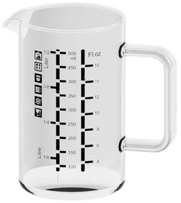 Simax 3853 pahar gradat din sticlă 0,5 l
