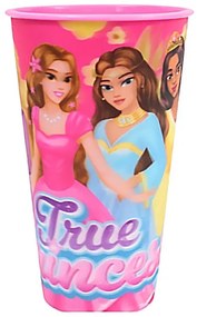Prințese True Pahar de plastic cu efect 3D 480 ml