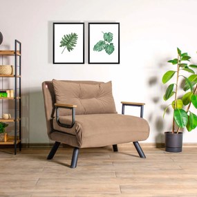 Fotoliu Sando Single Light Brown v2