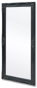 Oglinda verticala in stil baroc, 120 x 60 cm, negru 1, Negru, 120 x 60 cm