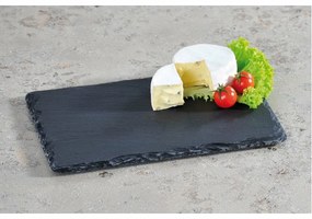 Kesper 38100 Tavă de servire din ardezie, 30 x 20cm