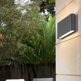 Aplica LED Exterior Cruz III BK
