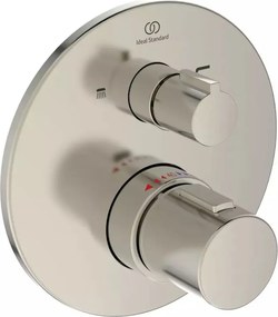 Baterie cada - dus incastrata Ideal Standard Ceratherm T100 argintiu Silver Storm fara corp ingropat