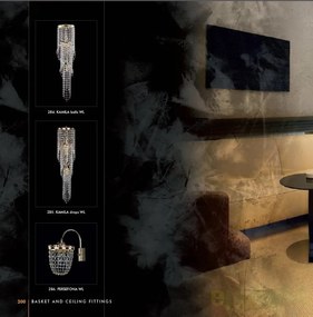 Aplica de perete Cristal Bohemia Exclusive Kamila drops WL CE
