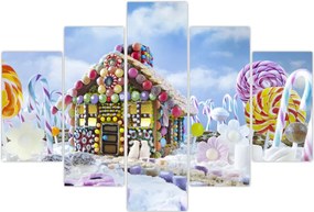 Tablou - Căsuță de turtă dulce (150x105 cm)