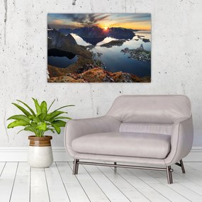 Tablou - Peisaj montan, Norvegia (90x60 cm)