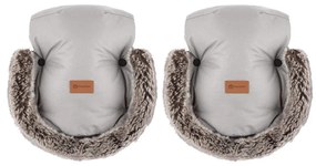 Mănuși pentru cărucior PETITE&MARS FURRY Champagne Shower