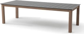 Masă extensibilă din aluminiu Avenberg VALHALLA negru/natural