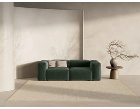 Canapea verde 224 cm Bergamo – Cosmopolitan Design