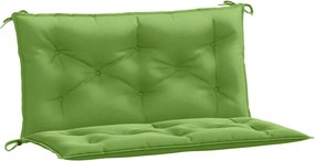 vidaXL Pernă bancă de grădină, 2 buc. melanj verde, 100x50x7 cm textil