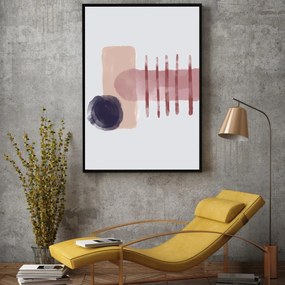 Poster - Abstracție pictată (A4)