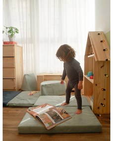 Set de joacă din spumă albastru deschis din catifea reiată Bloque Montessori – Little Nice Things