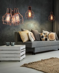 Pendul industrial style design cupru CARRON 1