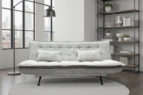 Canapea extensibila, Tesatura chenille bej JAZZ 195cm