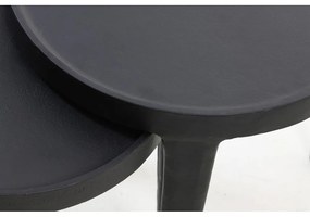 Măsuțe auxiliare 2 buc. rotunde ø 43 cm Tobias – Light &amp; Living