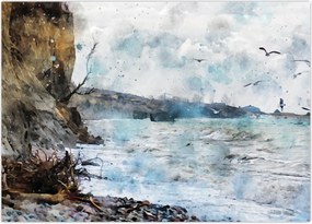 Tablou - Recif, acuarelă (70x50 cm)