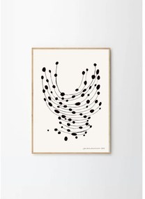 Poster 30x40 cm Dancing Dots – Leise Dich Abrahamsen – The Poster Club