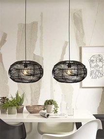 Lustra/Pendul eco din ratan Madeira rattan, bl