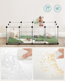 Incinta pentru animale mici NIBBLES, transparenta