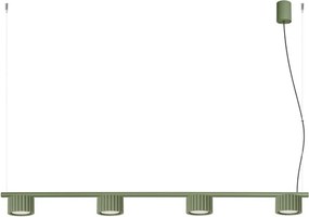 Sollux SL.2698 - Lustră pe cablu AURA 4xGX53/10W/230V verde