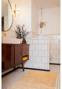 Covor galben ocru din bumbac 80x140 cm Twin Amber – Lorena Canals