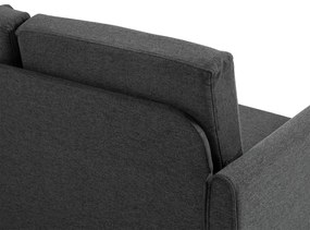 HOMCOM canapea 2 locuri tapitata compacta confortabila 141x70x78cm gri | Aosom Romania