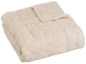 Pătură bej din micropluș-cocolino 130x160 cm Mid Century – Casa Selección