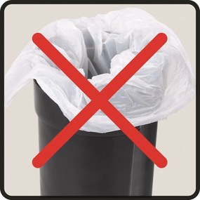 Coș de gunoi cu pedală din oțel 3 l Leman – Wenko