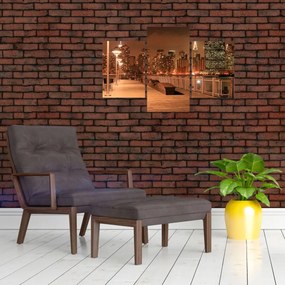 Tablou - Noaptea orașului (90x60 cm)