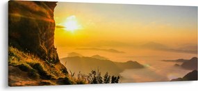 Tablou - Ceața de dimineață în vale (120x50 cm)