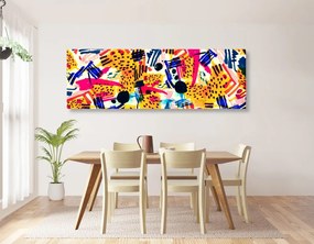 Tablou abstract pop art