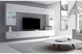Mobilier living Calabria C1 (Alb) (fără iluminat). 1051586