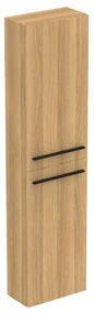 Dulap inalt suspendat Ideal Standard i.life S finisaj stejar 40 cm 2 usi