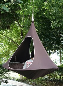 Scaun suspendabil balansoar, gri maro TAUPE, KLORIN NEW TYP 2 BIG SIZE
