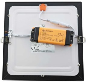 Plafonieră LED încastrată pentru baie VEGA LED/18W/230V 2800K 22,5 cm IP44