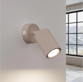 Brilagi - Aplica LED de perete CRESTO, 1xGU10/10W/230V, taupe