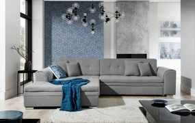 Coltar tapitat, extensibil, 295x80x195 cm, Sorento L01, Eltap (Culoare: Bej Pepit / Bej deschis)