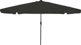 vidaXL Parasol de Grădină Negru 395 x 395 x 245 cm Poliester