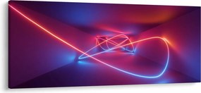 Tablou cu abstracție modernă (120x50 cm)