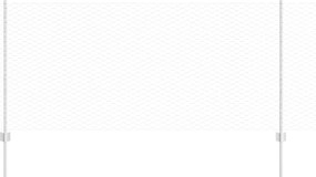 vidaXL Gard cu Stâlp Argintiu 1 x 50 m Oțel