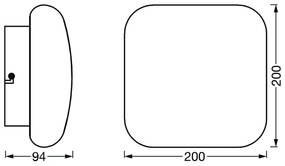 Plafonieră LED dimabilă pentru baie SMART+ AQUA LED/12W/230V IP44 Wi-Fi Ledvance