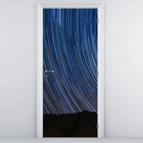 Fototapet pentru ușă - Cerul înstelat noaptea (95x205cm)