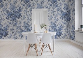 Tapet Porcelain, Blue, Rebel Walls