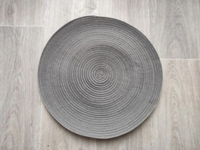Suport farfurie rotundă de 38 cm, gri pătată