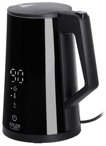 Cana electrica Adler AD 1345, Digitala, 40-100C, 2200W, 1.7L, STRIX, Negru