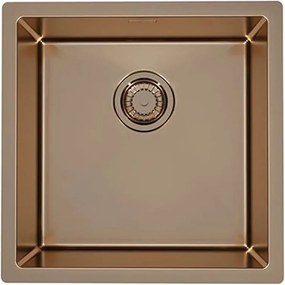 Chiuveta inox Alveus Quadrix 30 finisaj cupru 45x45 cm