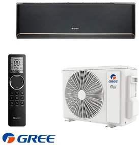 Aparat de aer conditionat inverter Gree Airy GWH09AVCXB-K6DNA1B, 9000 BTU, 19 m², A+++/A++, Wi-Fi, R-32, Negru