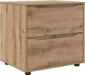 vidaXL Dulap de depozitare Stejar Artizanal 60 x 48 x 57 cm