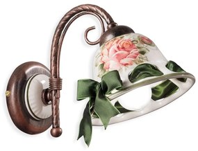 Aplica de perete design clasic realizat manual din ceramica NAPOLI